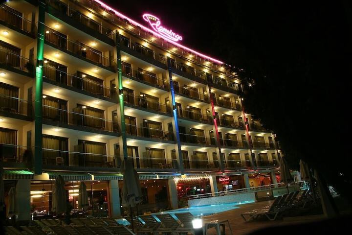 Front of property - evening/night