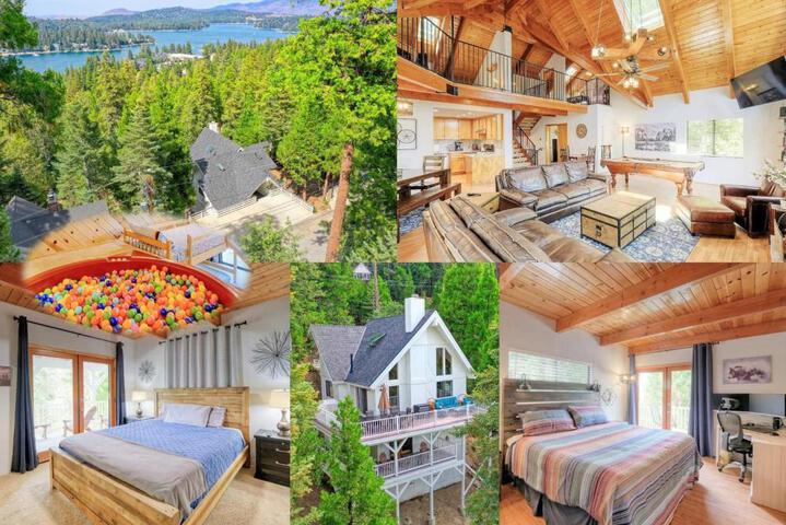 Kids Paradise! Ball Pit 2 Lofts Lakeview 5 bd 3ba in Lake Arrowhead, CA