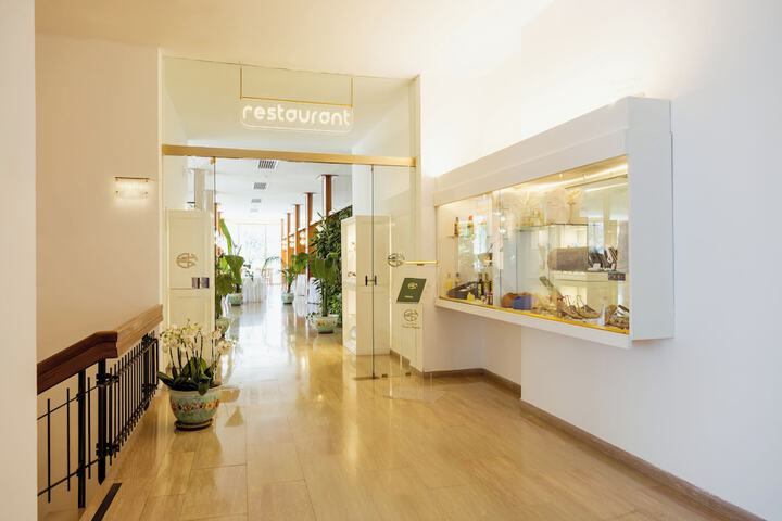 Interior entrance