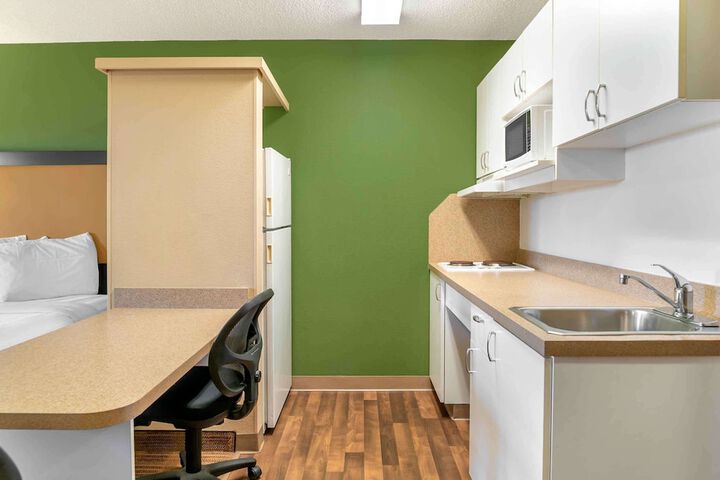 1 Queen Bed | ADA Accessible Roll in Shower Kitchen (2 of 9)