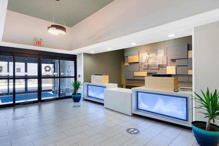 Interior entrance