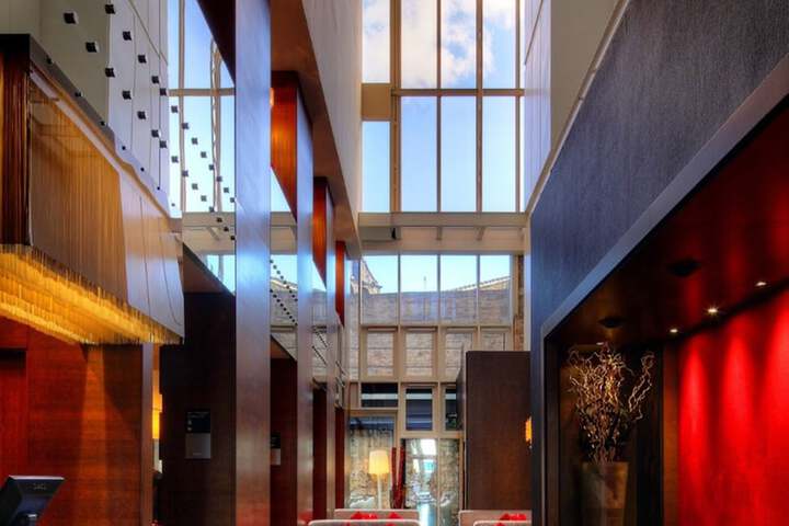 Interior entrance