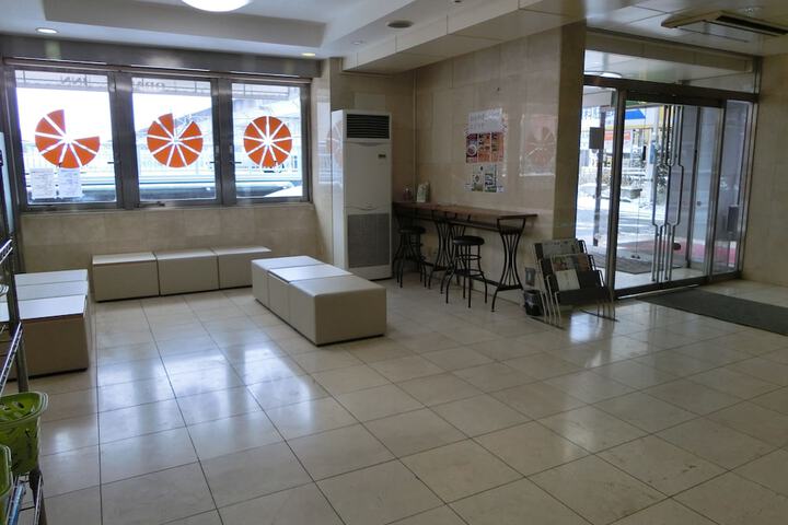 Interior entrance