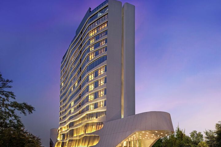 Exterior of DoubleTree by Hilton Ahmedabad