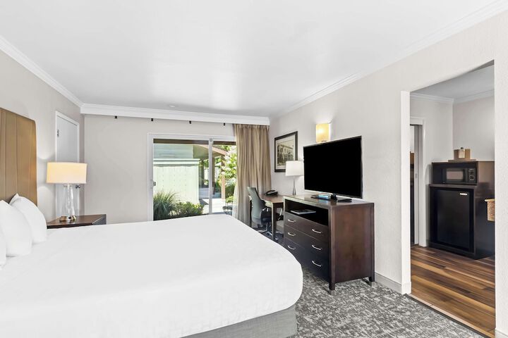 1 King Bed Larger Room, Microwave, Refrigerator High Speed Internet Accessible (6 of 18)