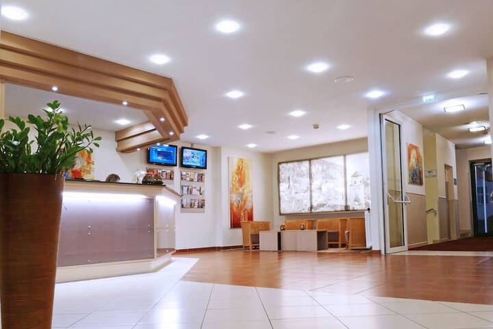Interior entrance