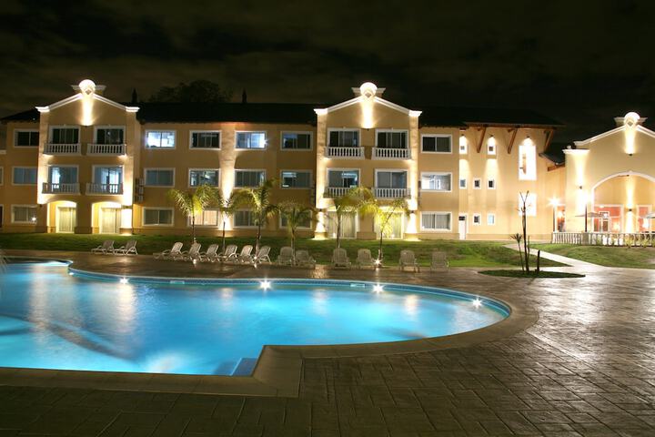 Front of property - evening/night