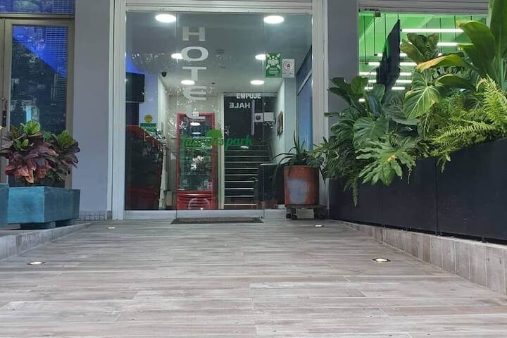 Interior entrance