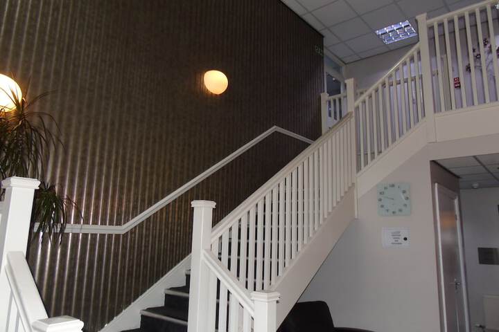 Interior entrance