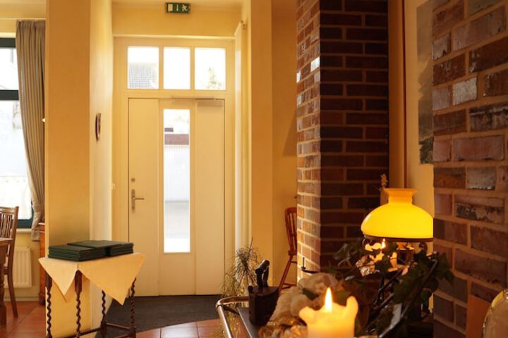 Interior entrance