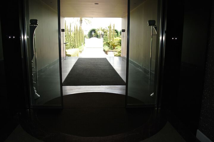 Interior entrance