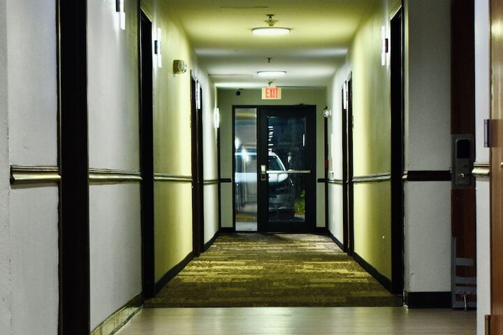 Interior entrance