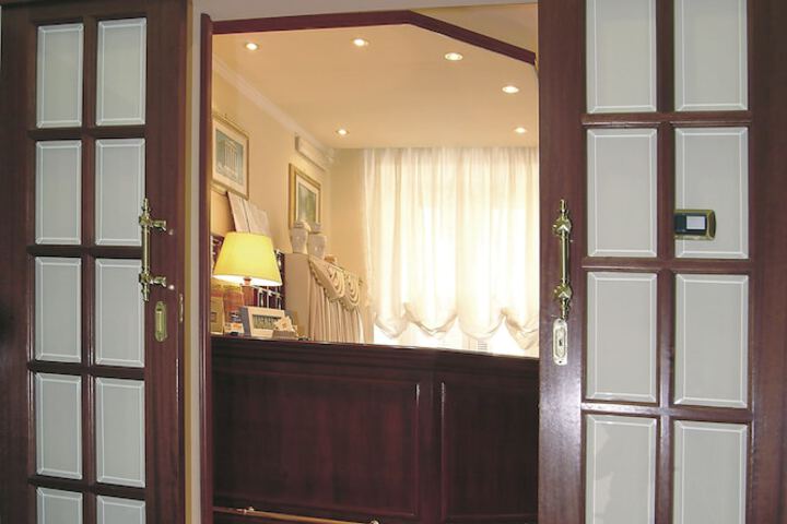 Interior entrance