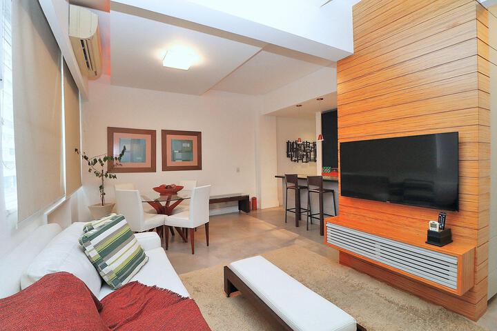 Incrível 2 quartos no coração de Ipanema D054