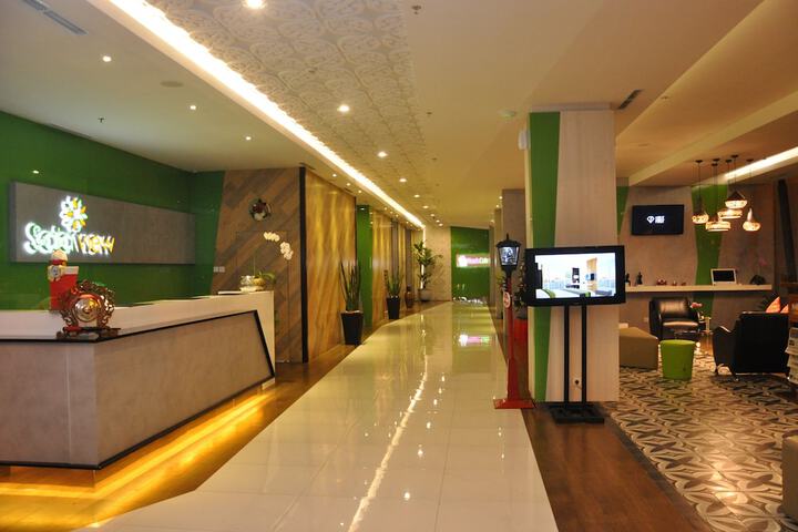 Interior entrance