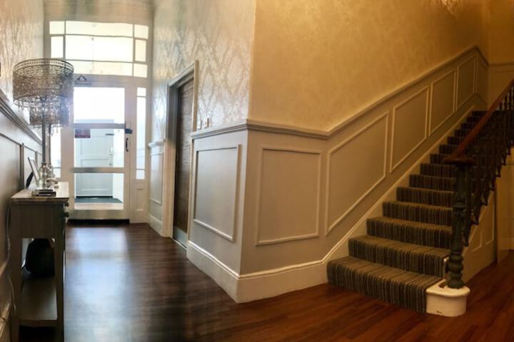 Interior entrance