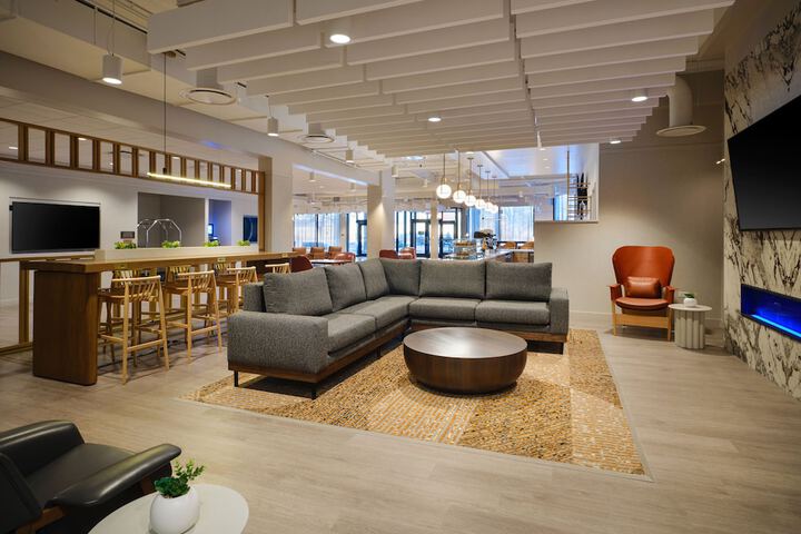 Lobby sitting area