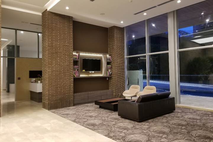 Lobby sitting area