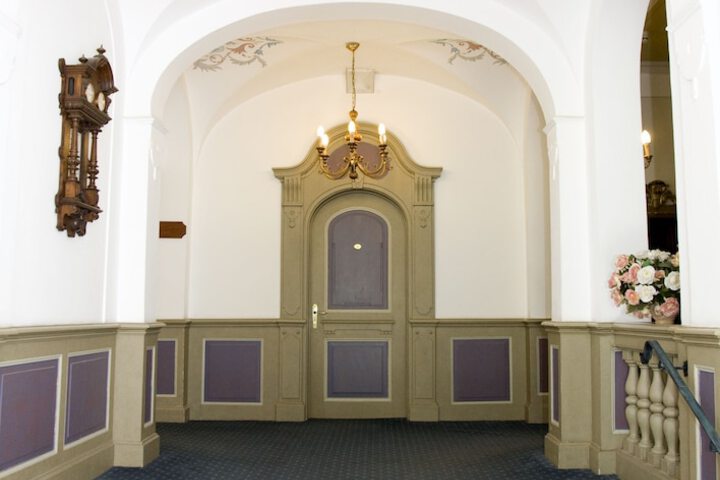 Interior entrance