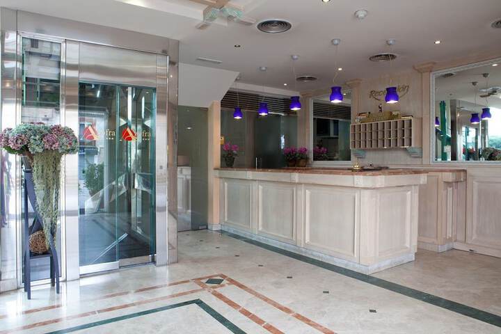 Interior entrance