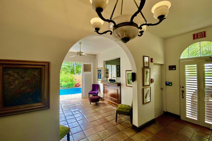 Interior entrance