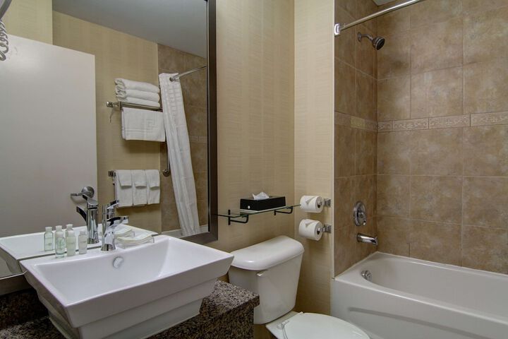 1 King Accessible Comm Assist Roll in Shower Microwave, Refrigerator WiFi Full Breakfast (23 of 25)