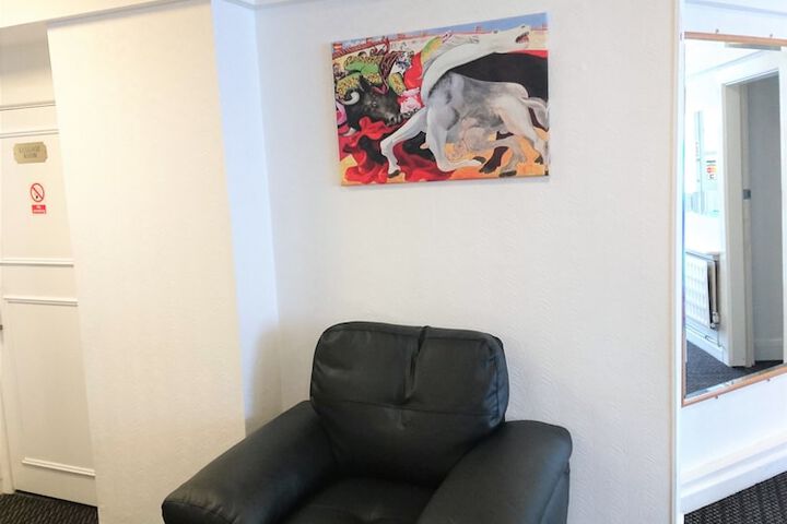Lobby sitting area