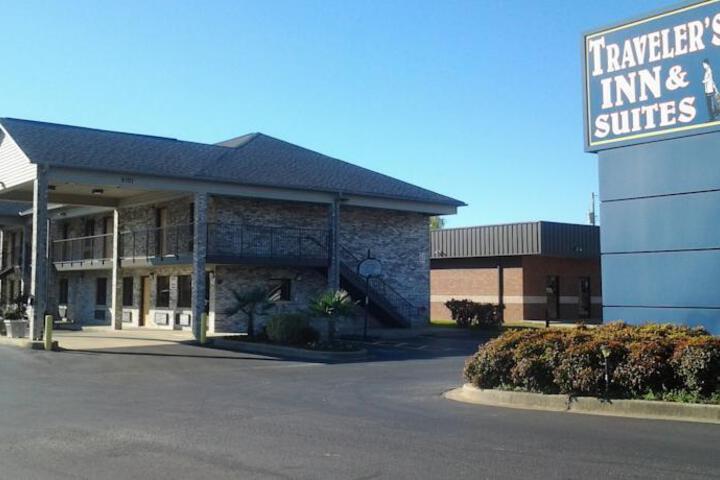 Exterior of TRAVELERS INN & SUITES