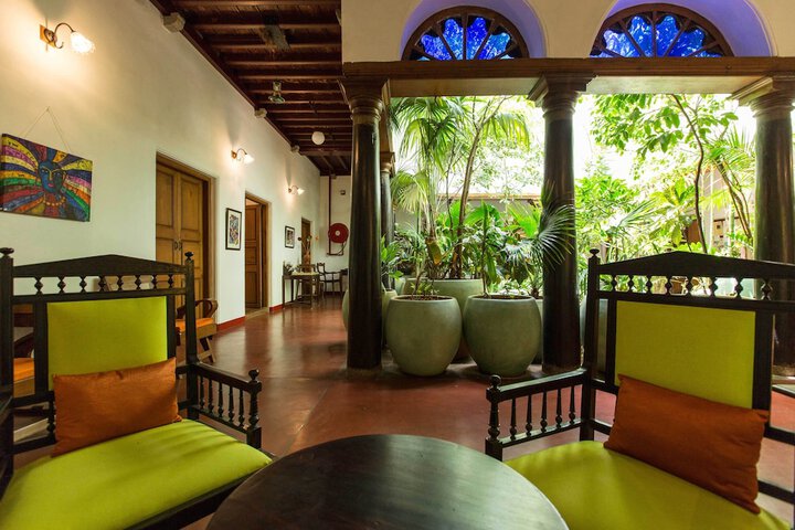 Interior entrance