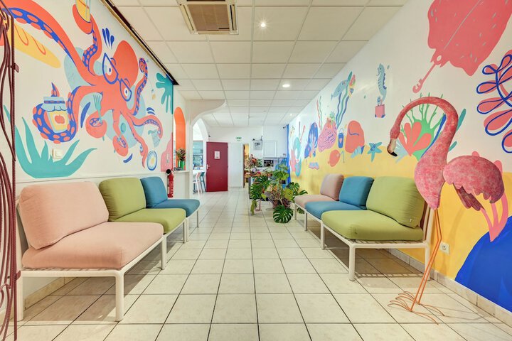 Lobby sitting area