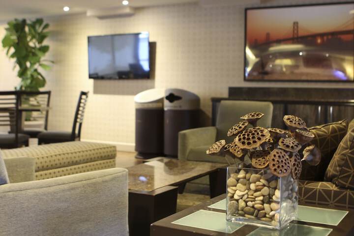 Lobby sitting area