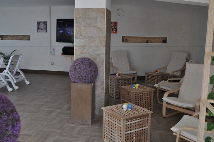 Lobby sitting area