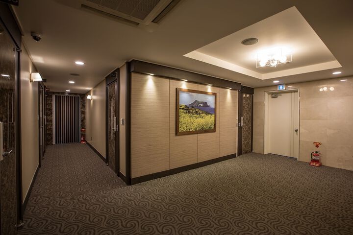 Interior entrance