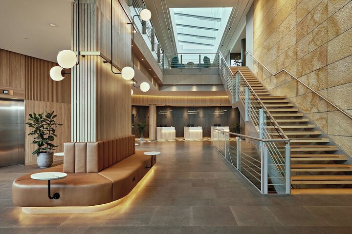 Interior entrance