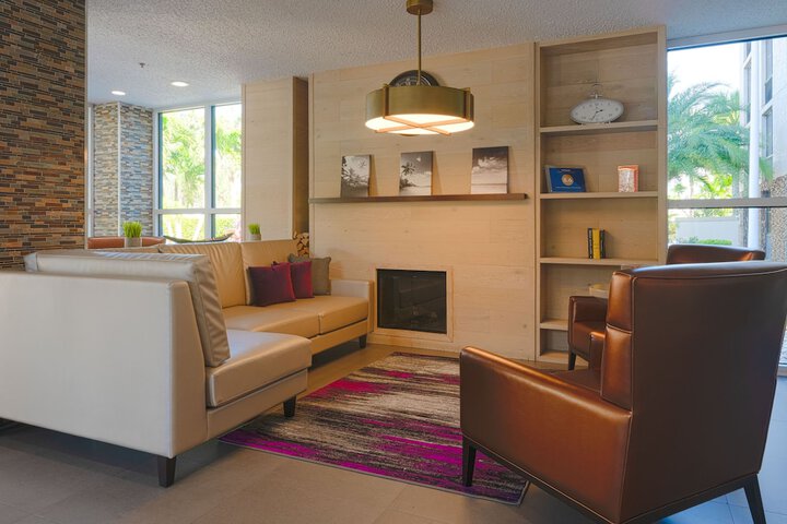 Lobby sitting area