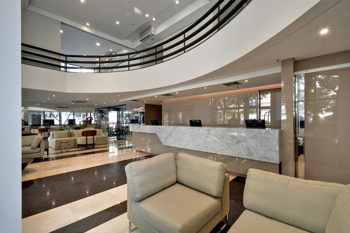 Interior entrance
