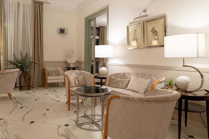 Lobby sitting area