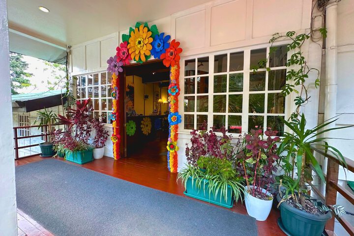 Interior entrance