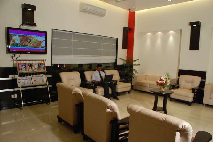 Interior entrance