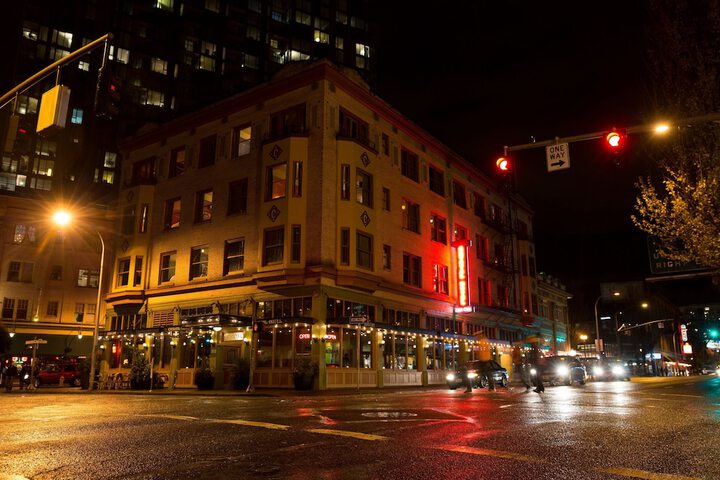 Front of property - evening/night