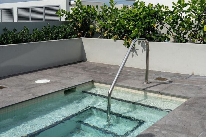 Rooftop pool