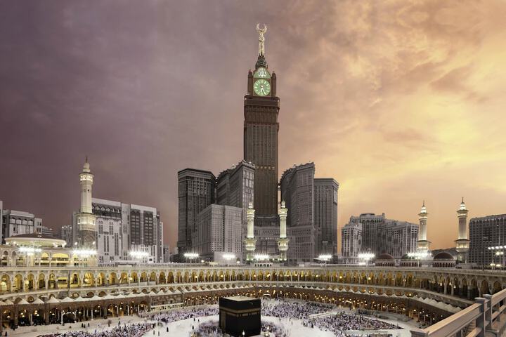 Exterior of Makkah Clock Royal Tower a Fairmont Hotel