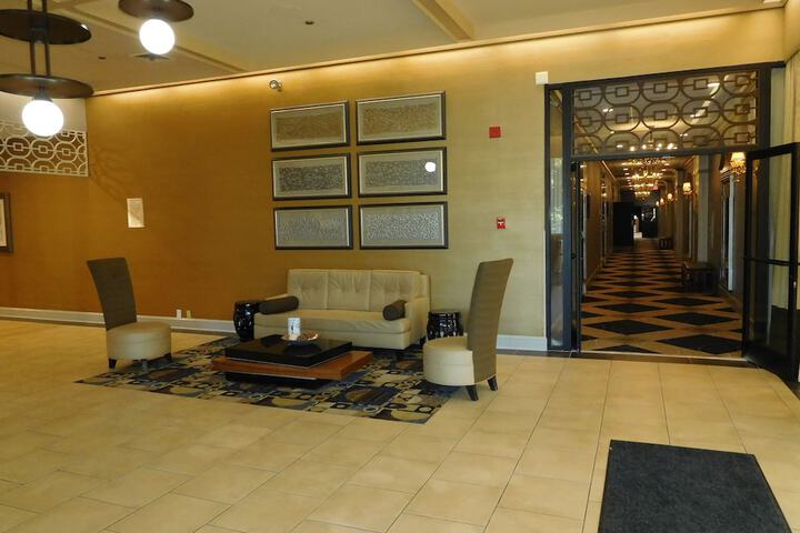 Interior entrance