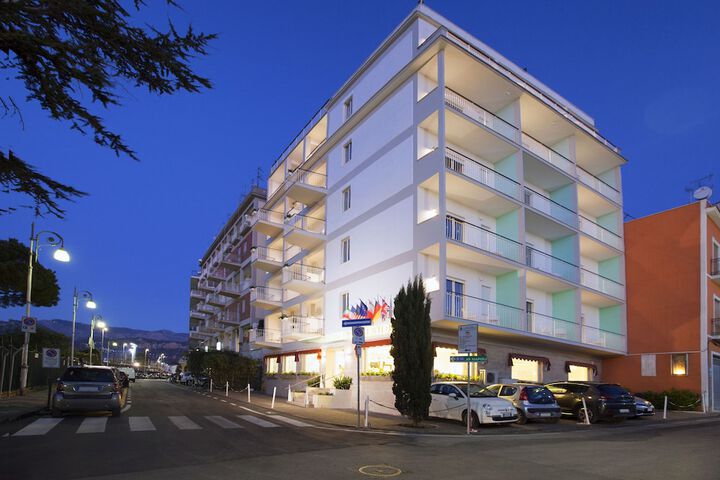Front of property - evening/night
