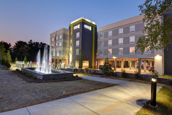 Front of property - evening/night