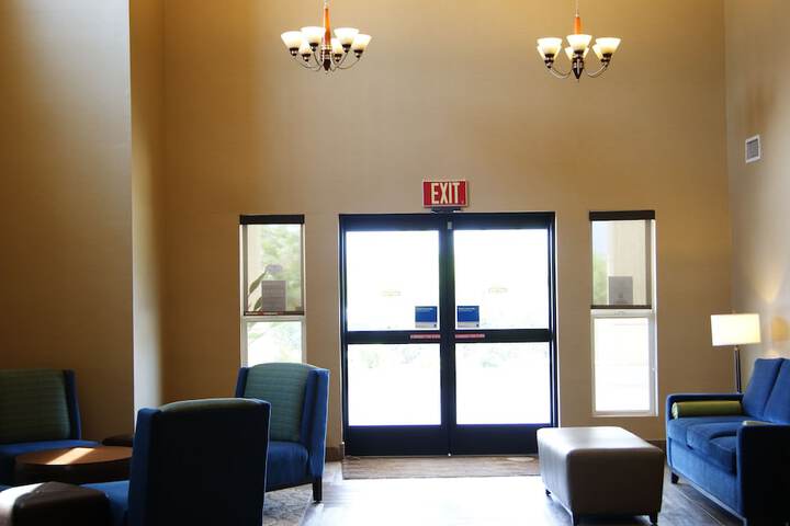 Interior entrance