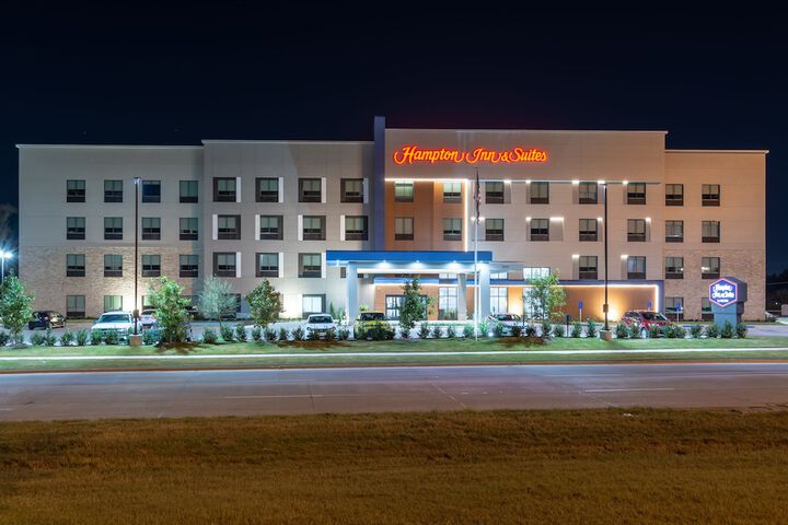 Front of property - evening/night