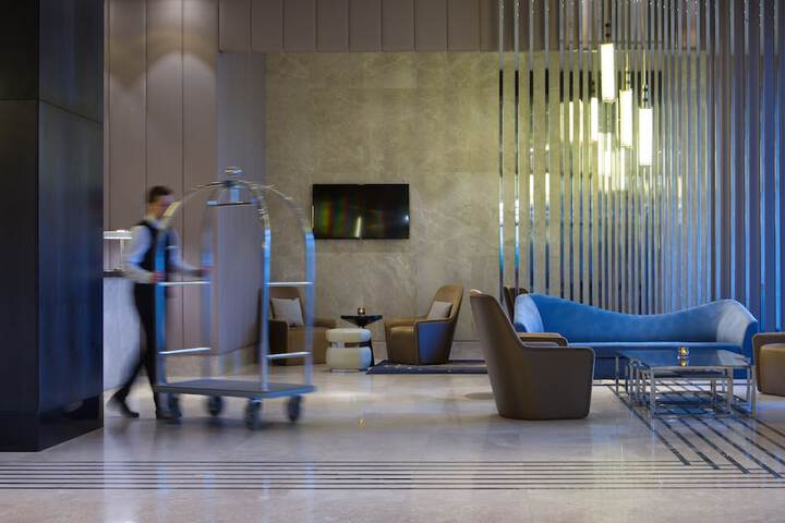 Interior entrance