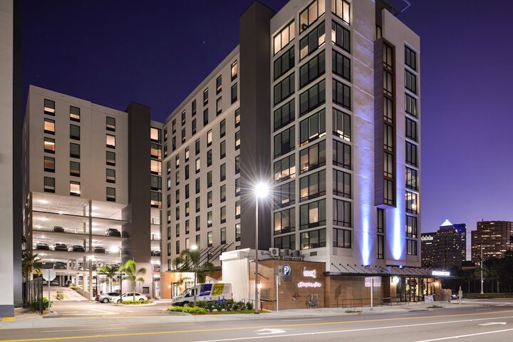 Front of property - evening/night