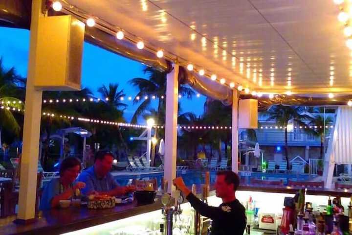 Poolside bar